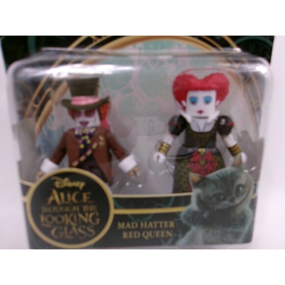 Alice Through Looking Glass Minimates Series 1 Mad Hatter & Red Queen Figures - Picture 2 of 3
